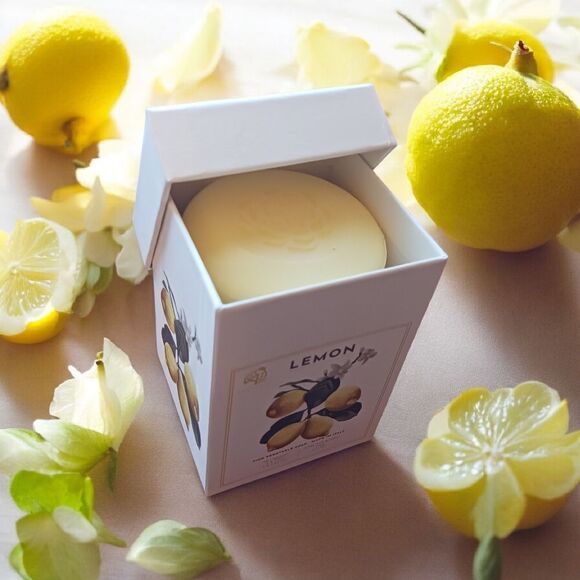 alchima soap Other - Italian Lemon Soap Box Set, Natural Vegetable Soap -NWT